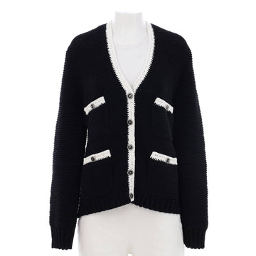 Chanel Women's CC Four Pocket Cardigan Sweater Cotton and Polyamide