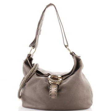 Gucci G Wave Hobo Leather Medium