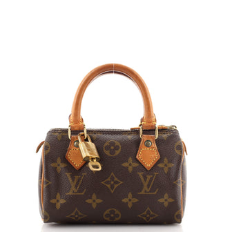 Louis Vuitton Speedy Mini HL Handbag Monogram Canvas