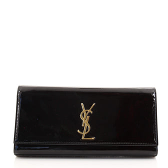 Saint Laurent Classic Monogram Clutch Patent Long