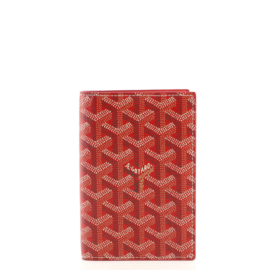 Goyard Dark Red Passport Cover 18926614