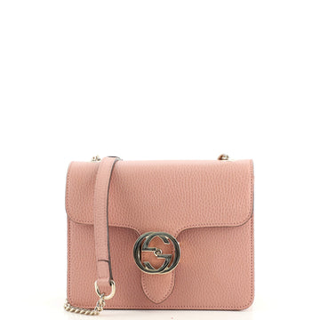 Gucci Interlocking Shoulder Bag (Outlet) Leather Small