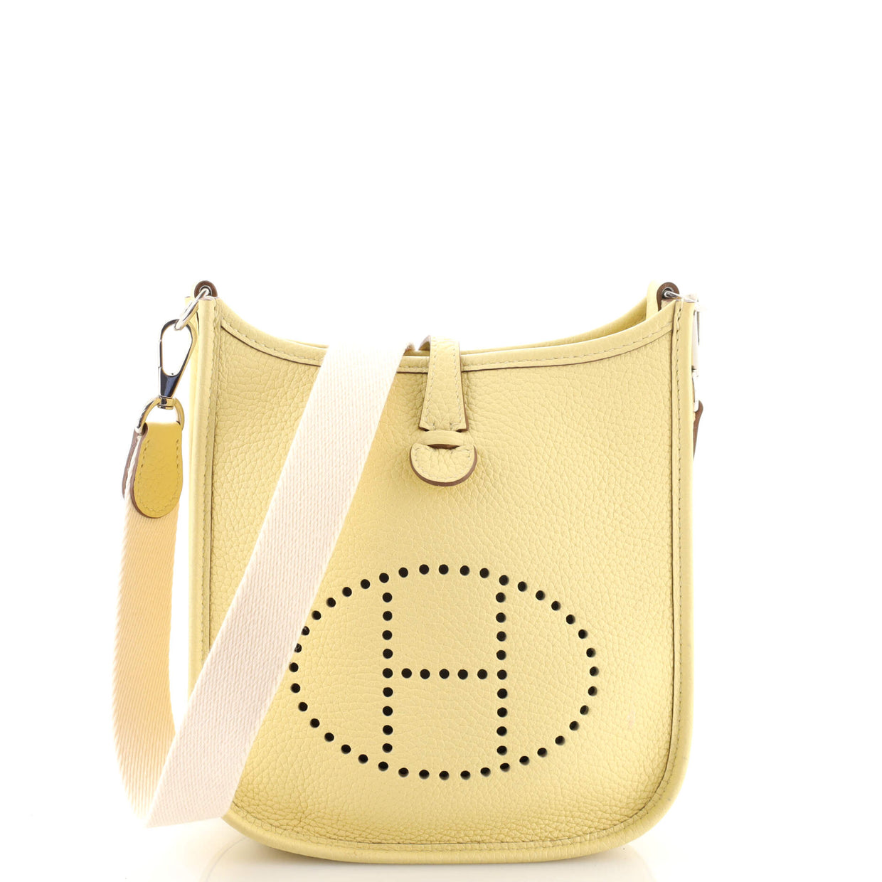 Hermes Evelyne Bag Gen III Clemence TPM Yellow 1686254