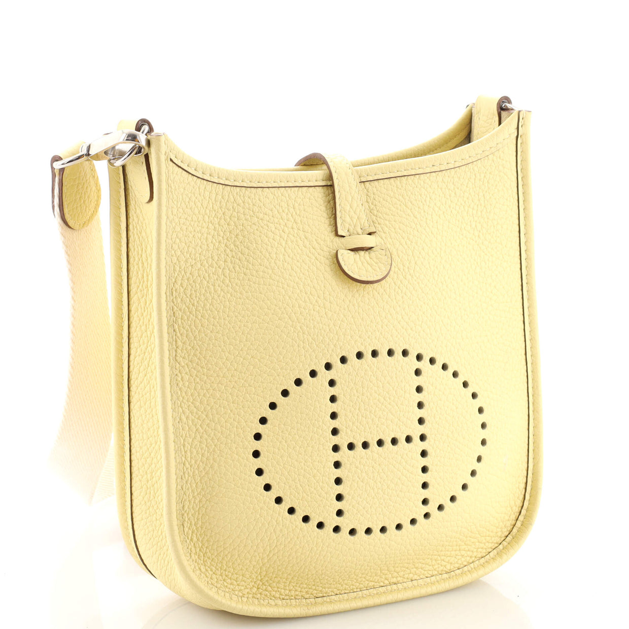 Hermes Evelyne Bag Gen III Clemence TPM Yellow 1686254