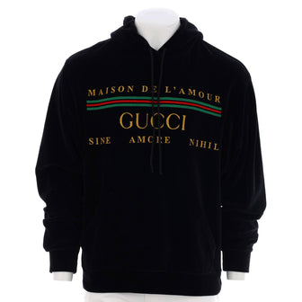 Gucci Chenille Sweatshirt Embroidered Velvet