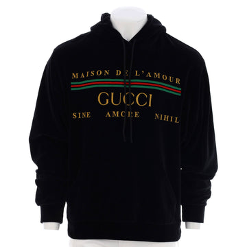 Gucci Chenille Sweatshirt Embroidered Velvet