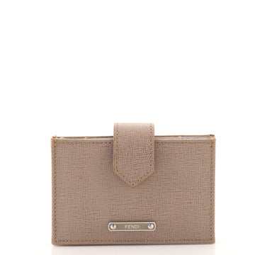 Fendi Gusset Card Holder Leather