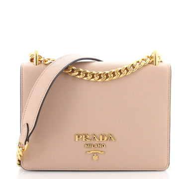 Prada Chain Flap Bag Saffiano Leather Small