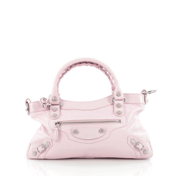 Balenciaga First Giant Studs Handbag Leather