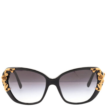 Dolce & Gabbana Sicilian Baroque Cat Eye Sunglasses Acetate