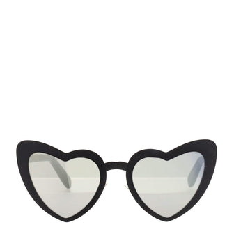 Saint Laurent LouLou Heart Sunglasses Metal