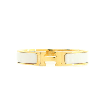 Hermes Clic H Bracelet Enamel Narrow
