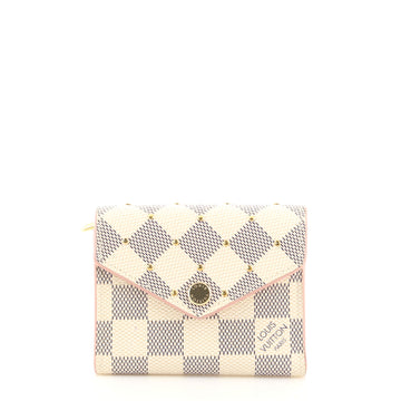 Louis Vuitton Zoe Wallet Studded Damier