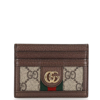 Gucci Ophidia Card Holder GG Coated Canvas