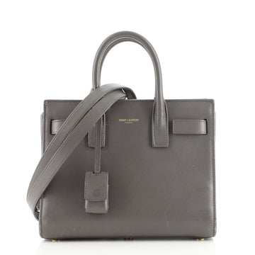 Saint Laurent Sac de Jour Bag Leather Nano