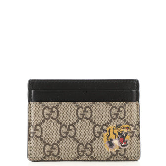 Gucci Card Holder Printed GG Coated Canvas