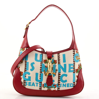 Gucci 100 Jackie 1961 Hobo Limited Edition Canvas Small