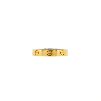 Cartier Love Wedding Band Ring 18K Yellow Gold