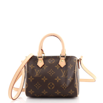 Louis Vuitton Speedy Bandouliere Bag Monogram Canvas Nano