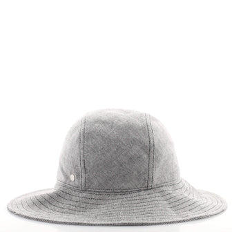 Hermes Colette Hat Linen and Cotton Blend