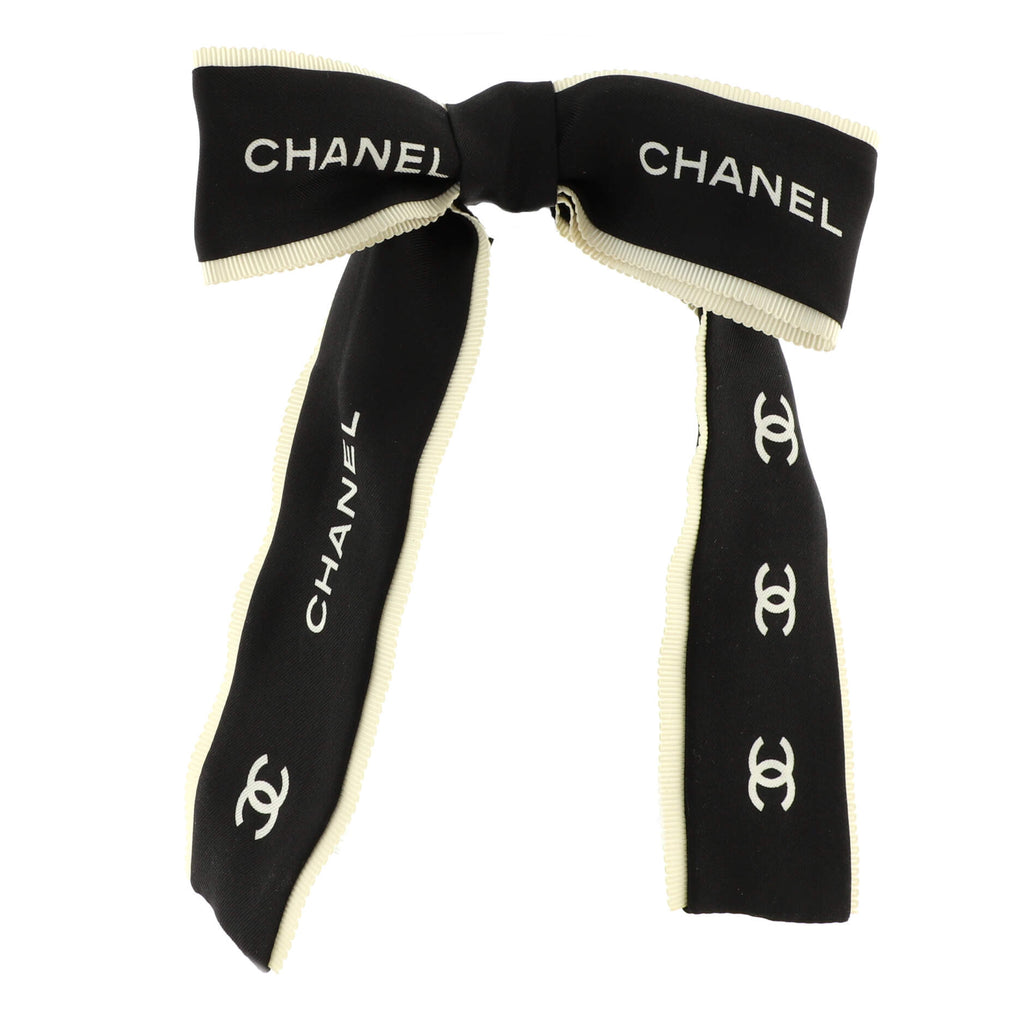 chanel hair bow tie