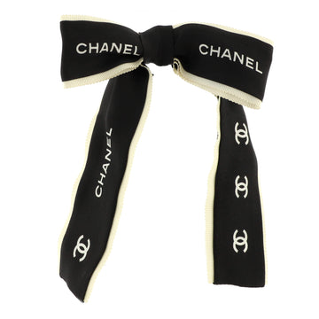 Chanel Hair Tie Printed Silk