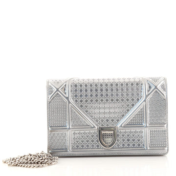 Christian Dior Diorama Flap Bag Cannage Embossed Calfskin Mini