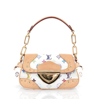 Louis Vuitton Marilyn Handbag Monogram Multicolor White