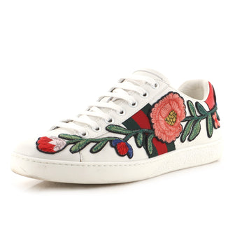 Gucci Ace Sneakers Embellished Leather