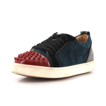 Christian Louboutin Women's Vieira Spikes Sneakers Suede