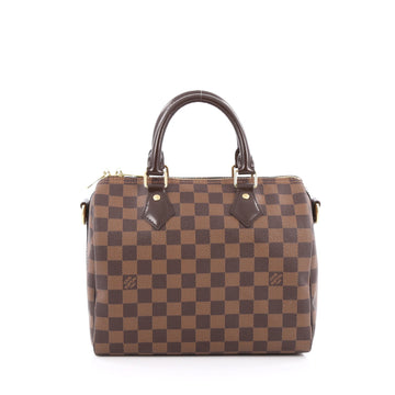 Louis Vuitton Speedy Bandouliere Bag Damier 25 Brown