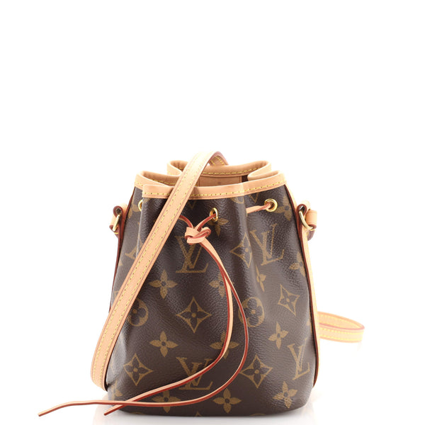 Louis Vuitton Noe Handbag Monogram Canvas Nano Brown 2165451