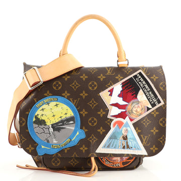 Louis Vuitton Cindy Sherman Camera Messenger Bag Patch Embellished Monogram Canvas