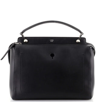 Fendi DotCom Convertible Satchel Leather Medium