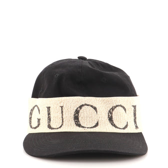 Gucci Baseball Cap Canvas and Terry Cloth