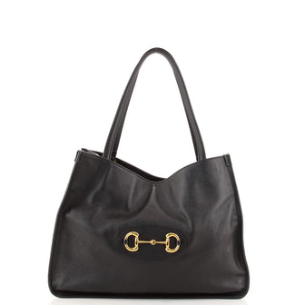 Gucci Horsebit 1955 Tote Leather Medium