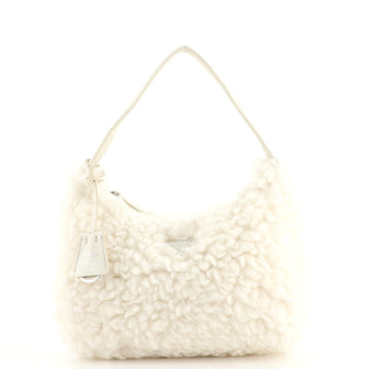 Prada Re-Edition 2000 Hobo Shearling Mini