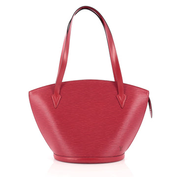 Louis Vuitton Saint Jacques Handbag Epi Leather GM Red