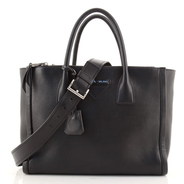 Prada Concept Double Zip Tote Calfskin Medium