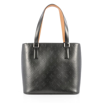Louis Vuitton Mat Stockton Handbag Monogram Vernis