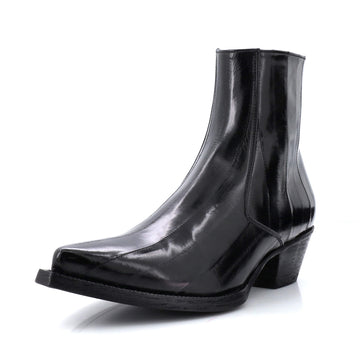 Saint Laurent Men's Lukas Chelsea Boots Eel Skin