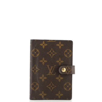 Louis Vuitton Ring Agenda Cover Monogram Canvas PM