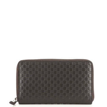 Gucci Zip Around Wallet Organizer (Outlet) Microguccissima Leather Long