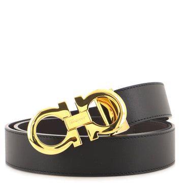 Salvatore Ferragamo Gancini Reversible Belt Leather Medium