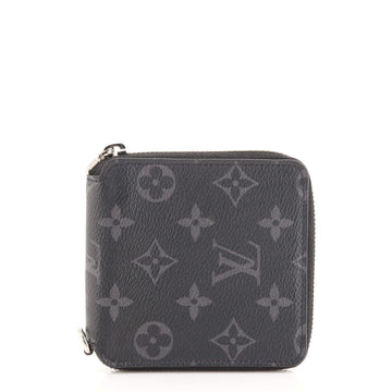 Louis Vuitton Zipped Wallet Monogram Eclipse Canvas Compact
