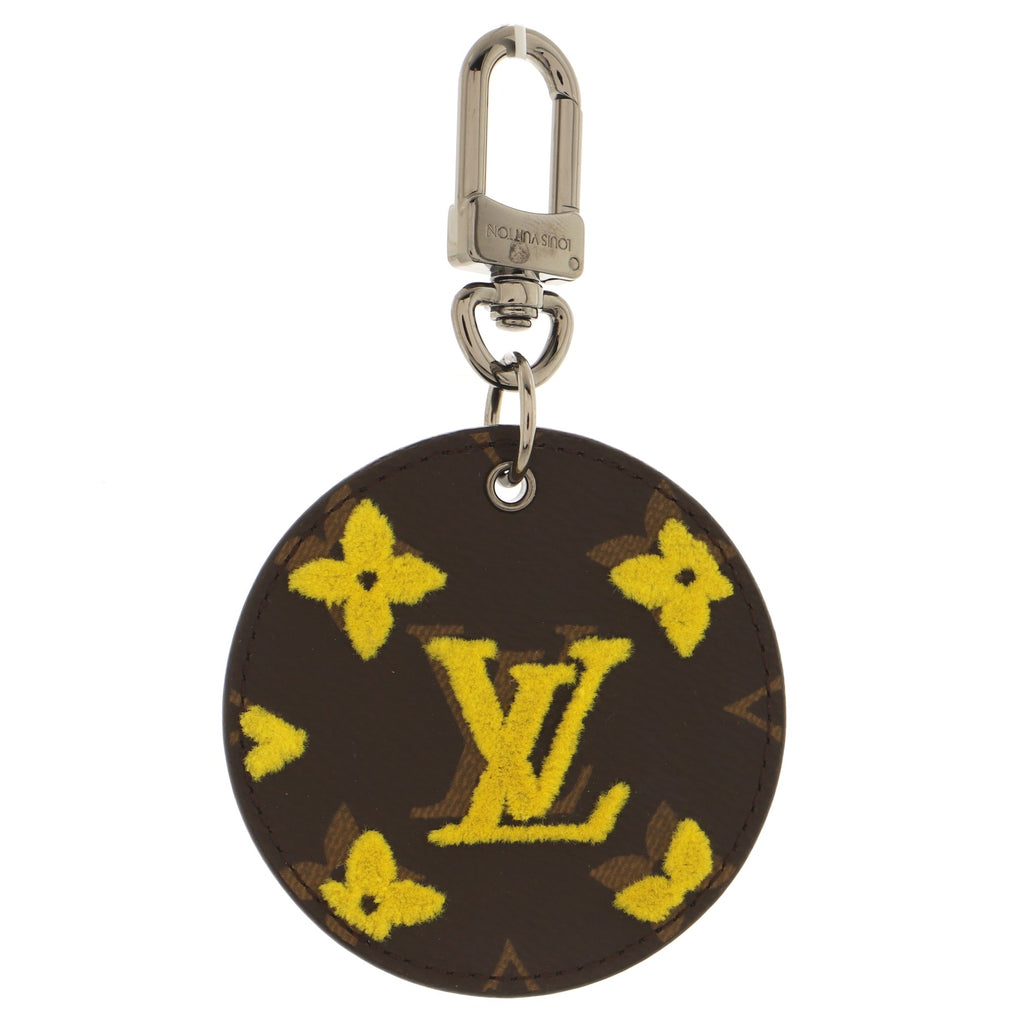 Louis Vuitton Black/White Monogram Canvas Tassel Key Chain and Bag Charm