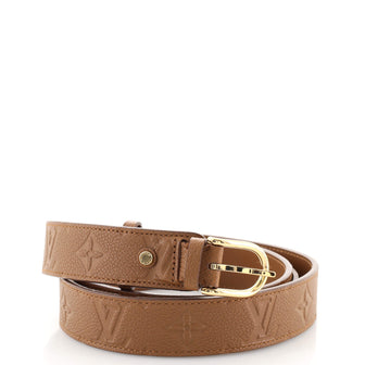Louis Vuitton Gracieuse Belt Monogram Empreinte Leather 30mm