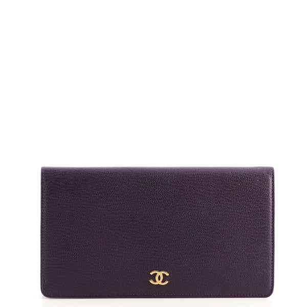 Preloved Chanel Purple Leather Long Yen Wallet 6227478 040123 - $135 O –  KimmieBBags LLC