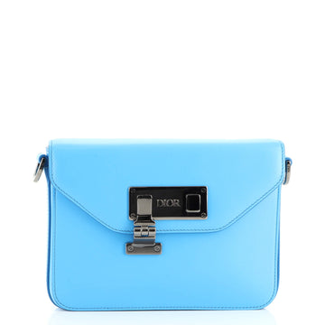 Christian Dior Pushlock Messenger Bag Leather