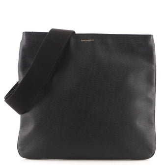 Saint Laurent Flat Messenger Bag Leather Small